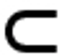 Teilmengen-Symbol