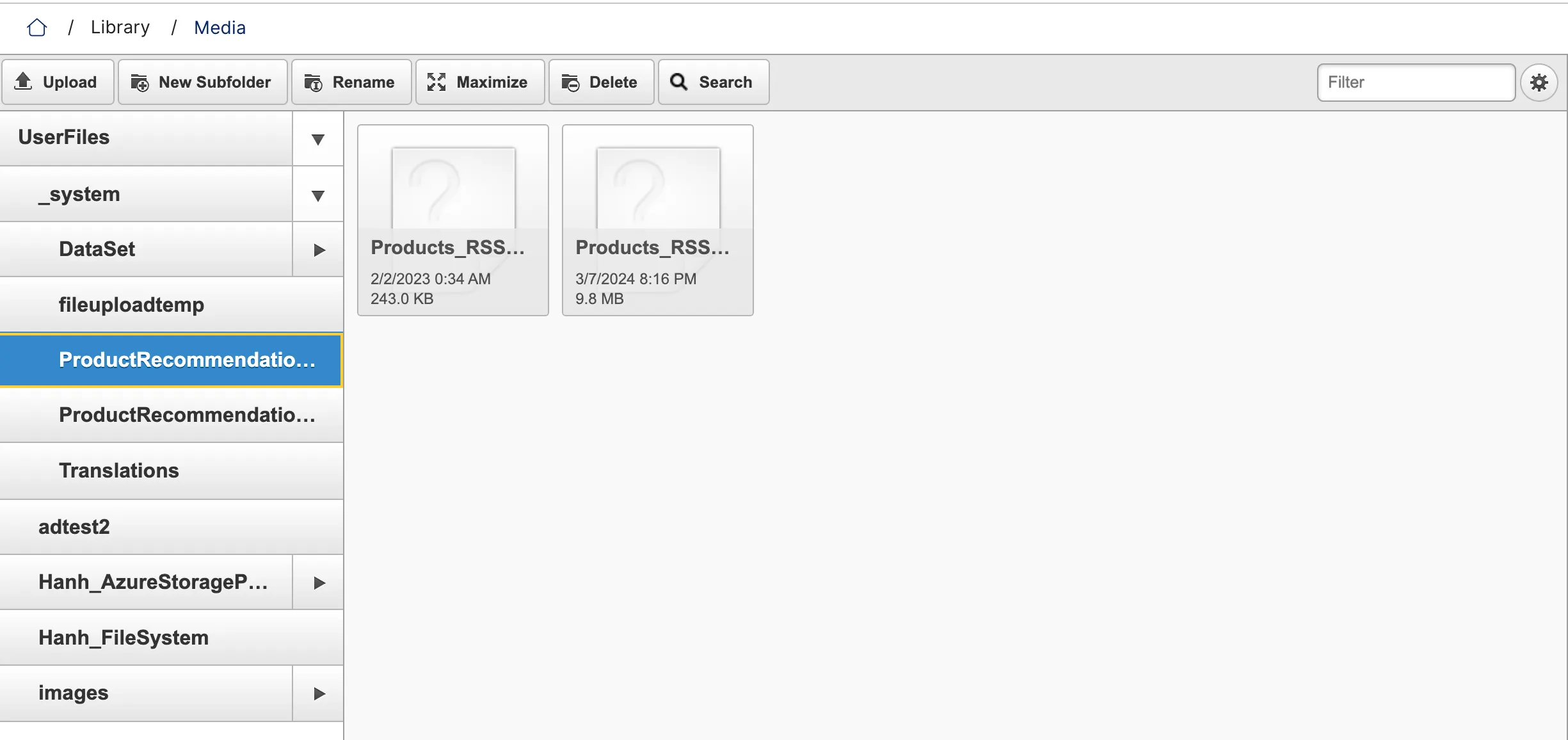 Product Recommendations Feed Product Recommendations Feed
