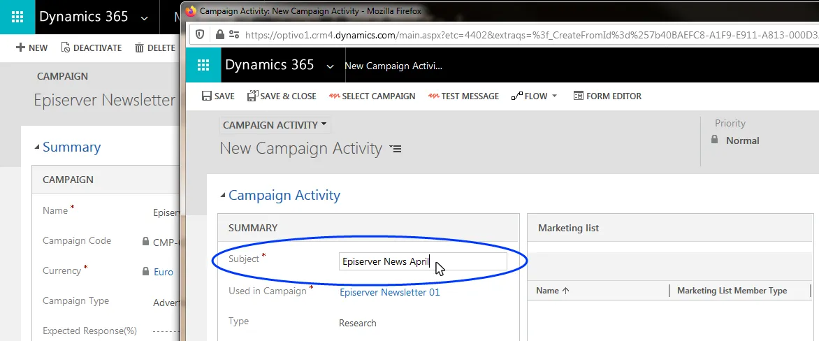 Image: Campaign subject