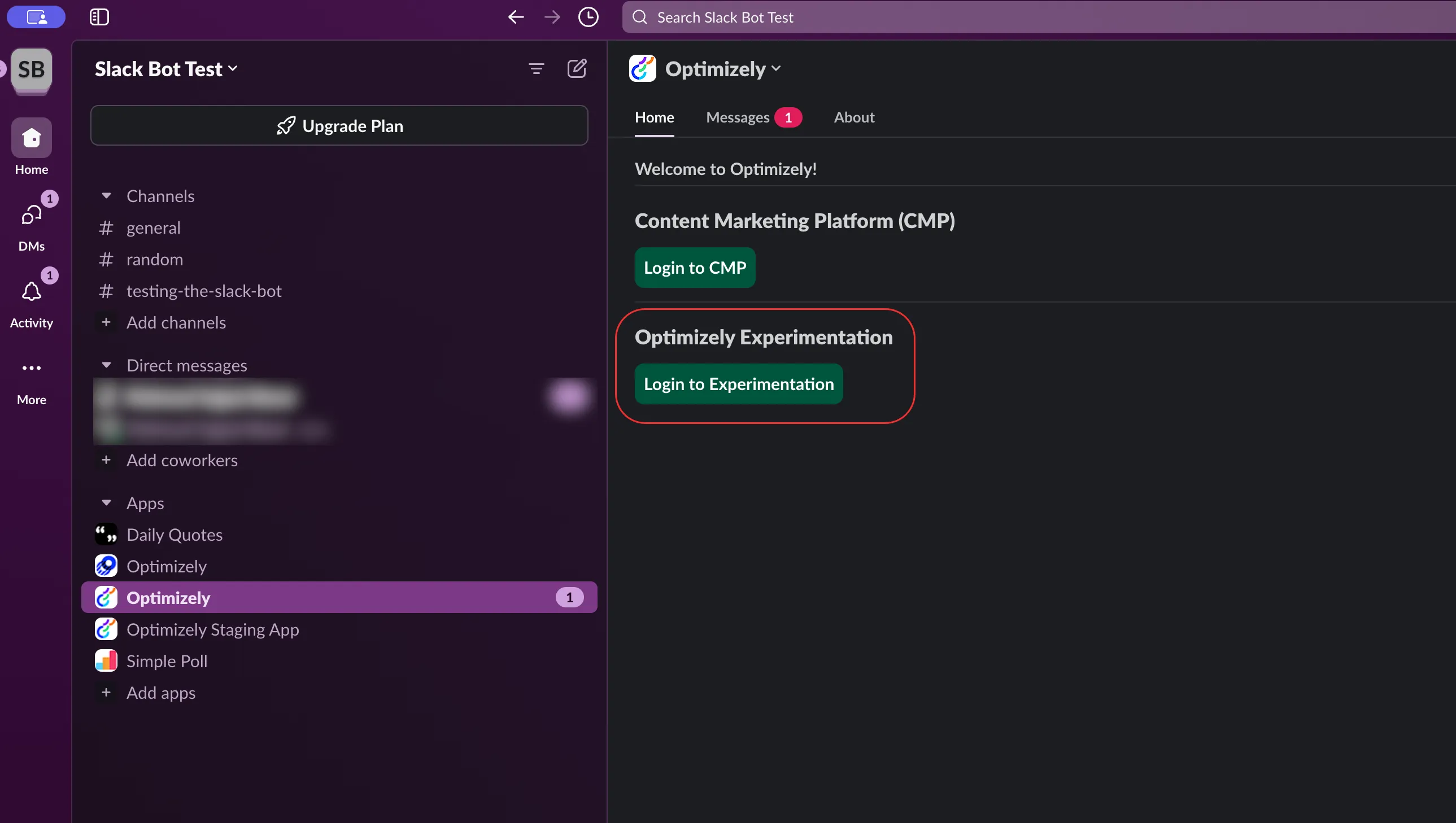 Click add to slack Click add to slack