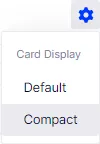 Default and Compact View Default and Compact View