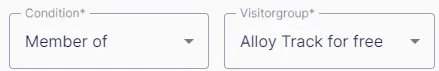 Audience Membership criteria Audience Membership criteria