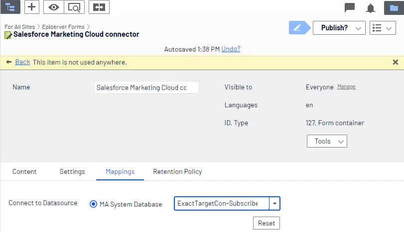 Subscriber database