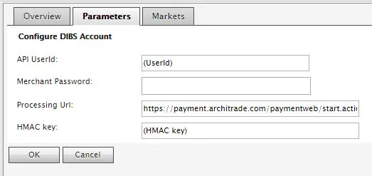 HMAC key to secure data sent between your system and DIBS. HMAC key to secure data sent between your system and DIBS.