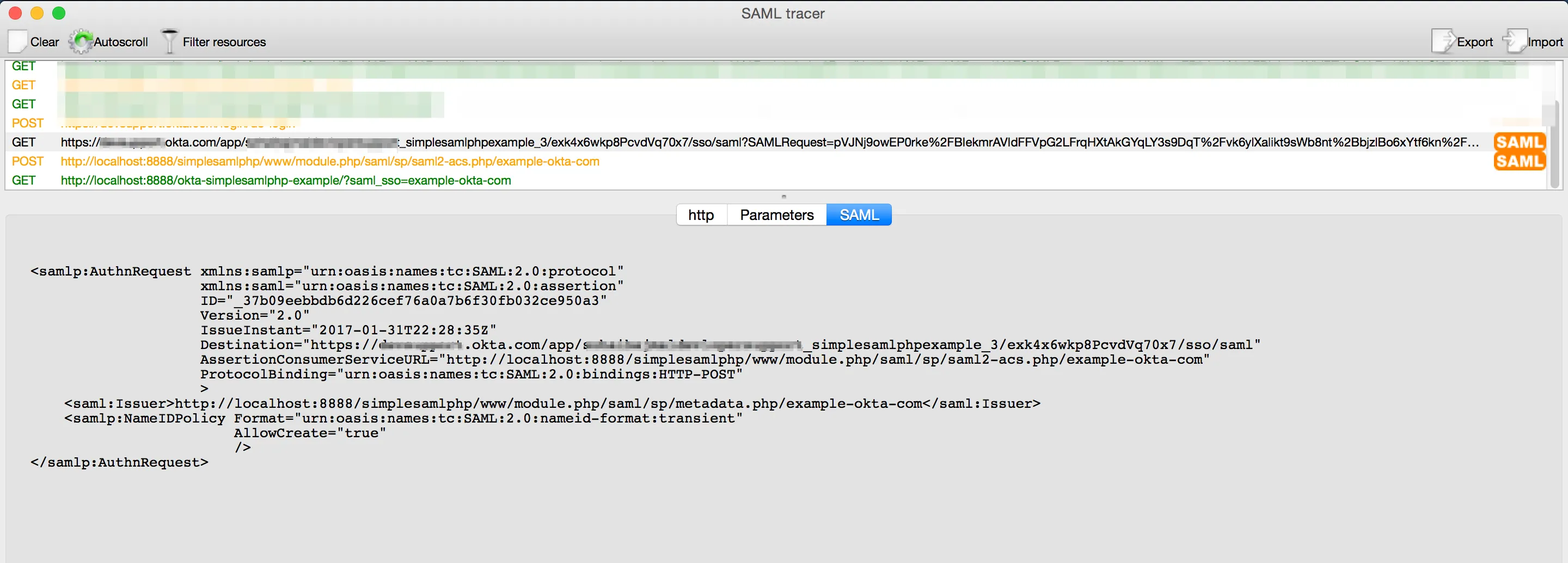 SAML Request SP flow SAML Request SP flow