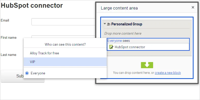 Personalize HubSpot form Personalize HubSpot form