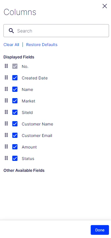 Column Customization.png Column Customization.png