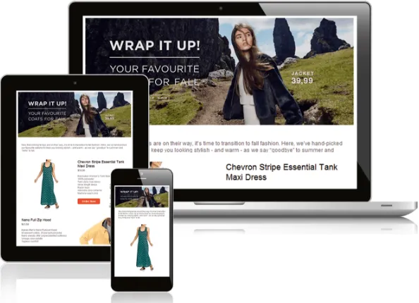 Image: Mobile versions of a mailing Image: Mobile versions of a mailing