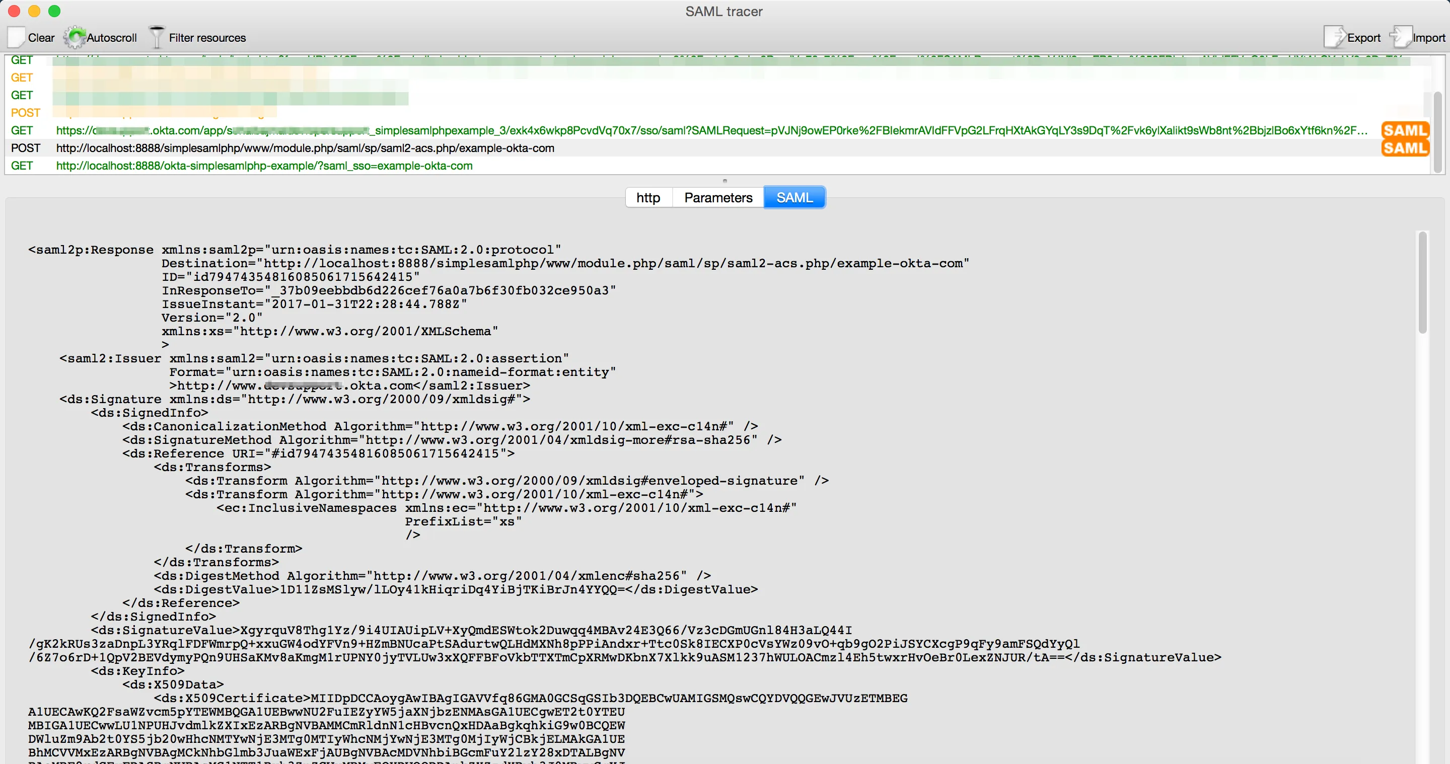 SAML Response SP flow SAML Response SP flow