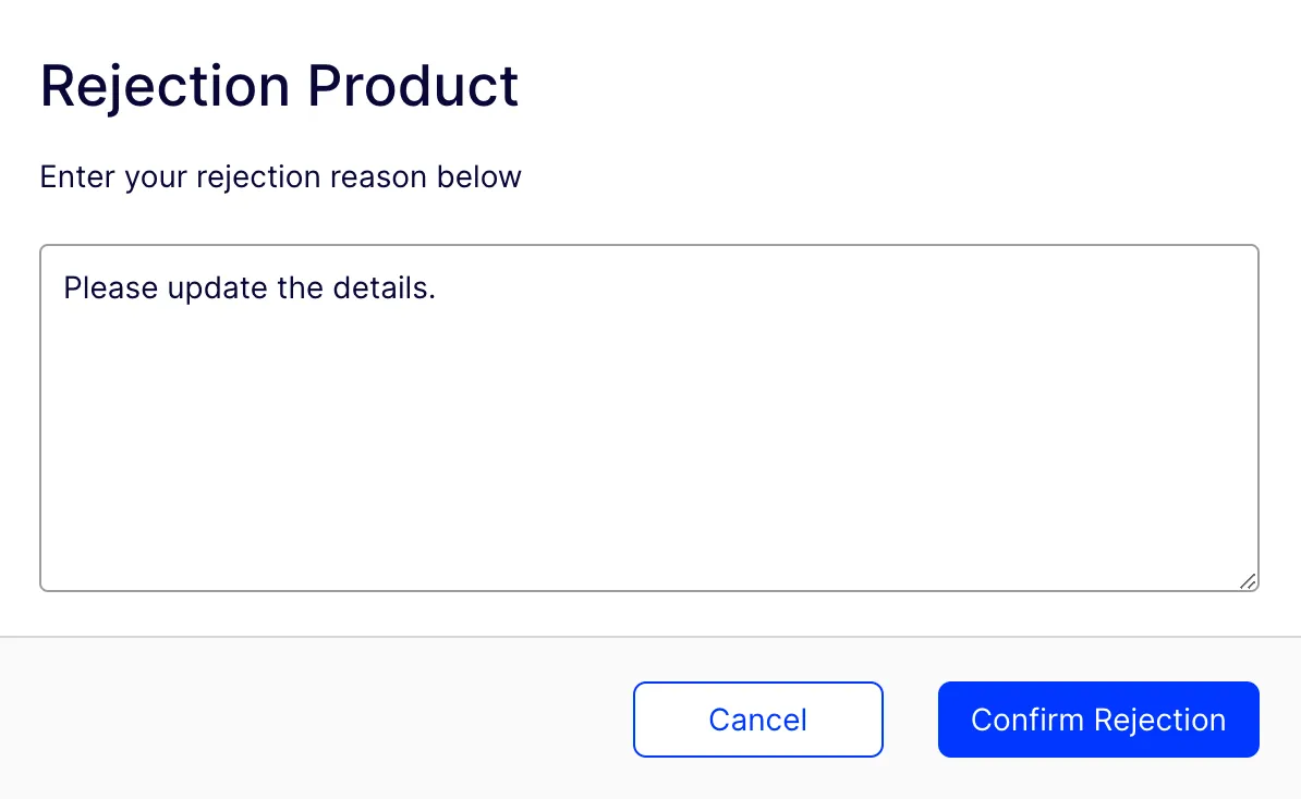 Rejection reason.png Rejection reason.png