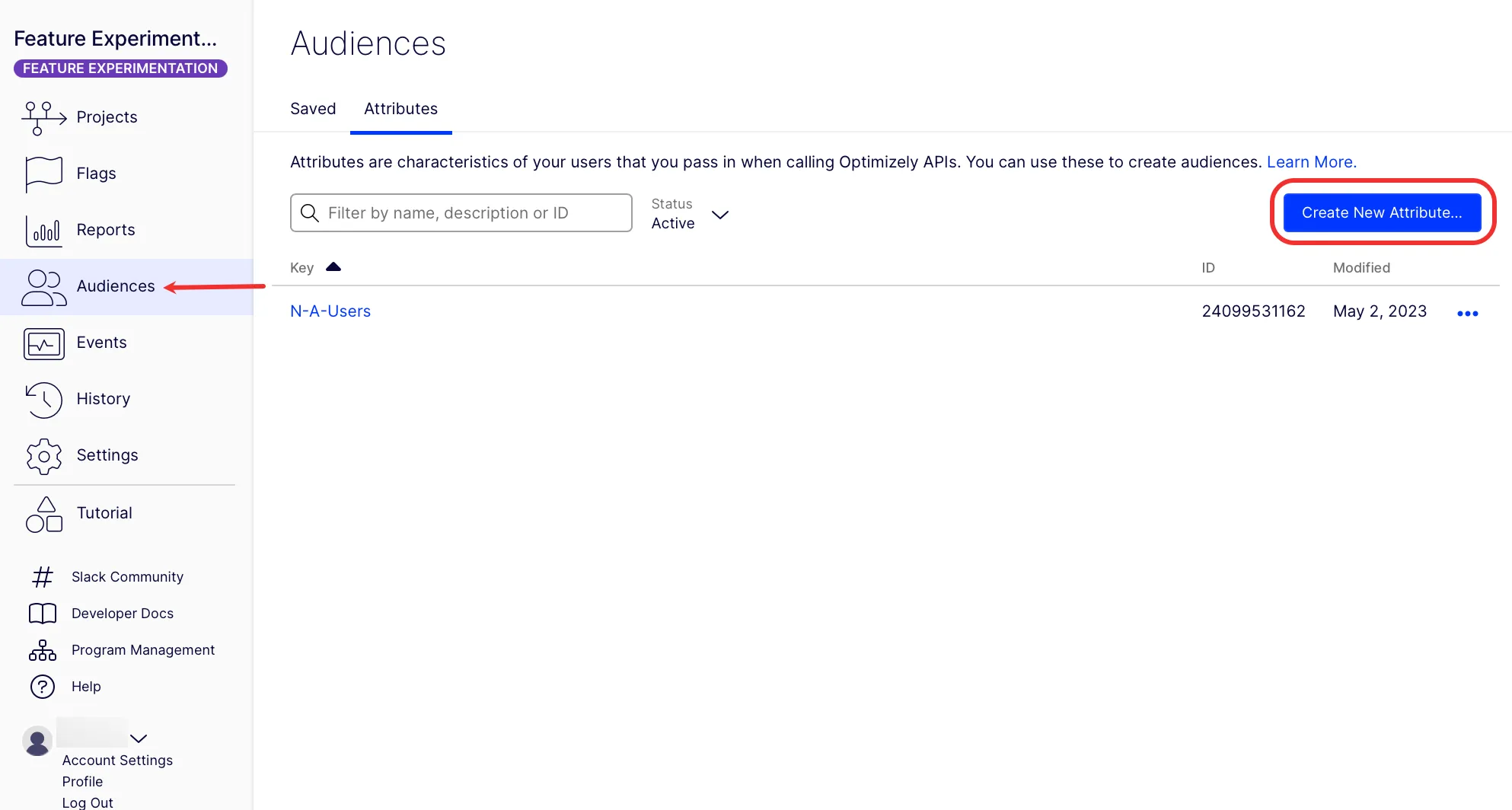 Create New Attribute Create New Attribute