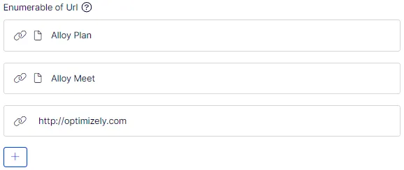Enumerable of Url List type Enumerable of Url List type