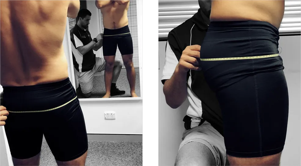 Where we measure Hip ircumference Where we measure Hip ircumference