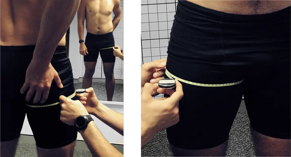 Where we measure Thigh Circumference