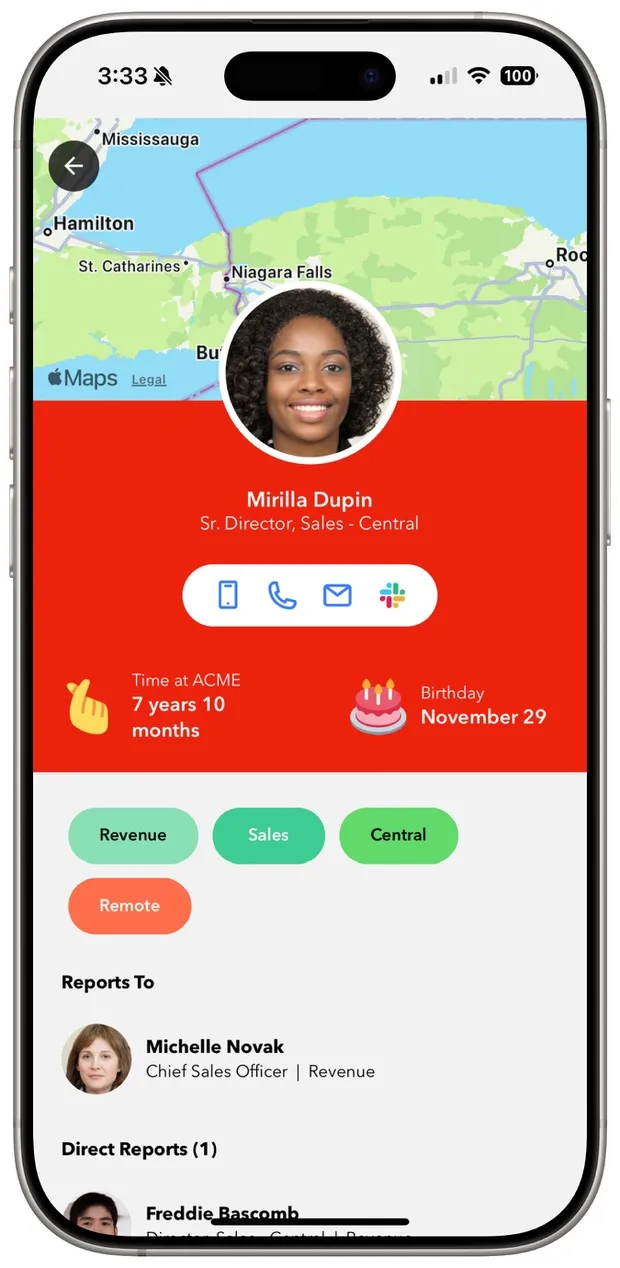 ChartHop Mobile Directory App