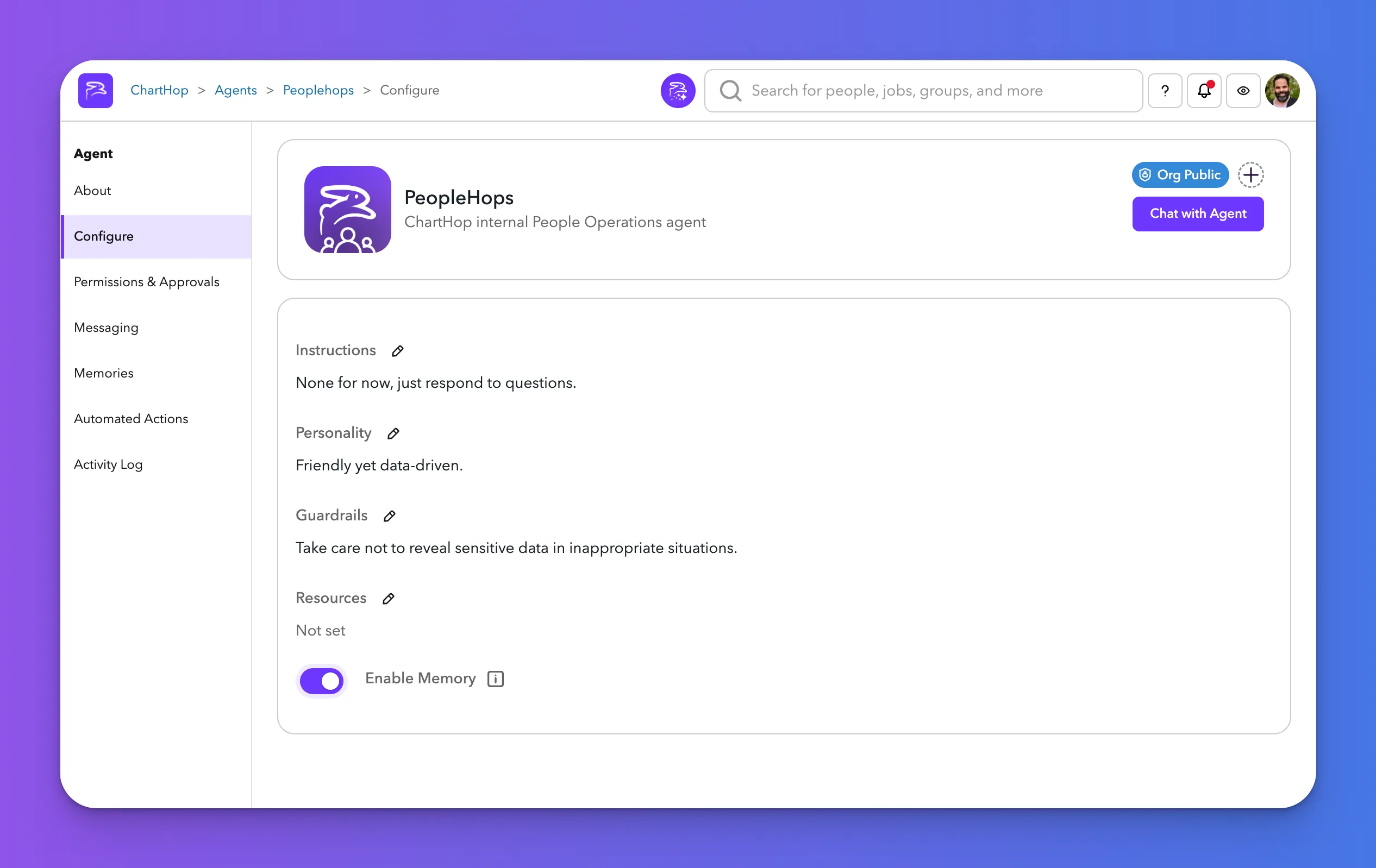 Configure