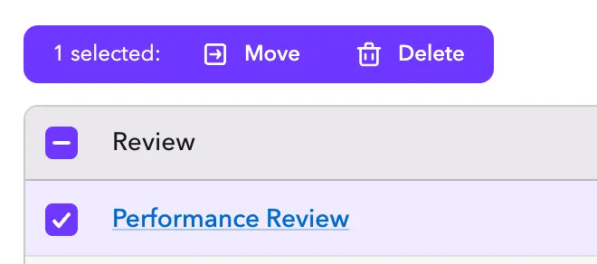 Move reviews Move reviews