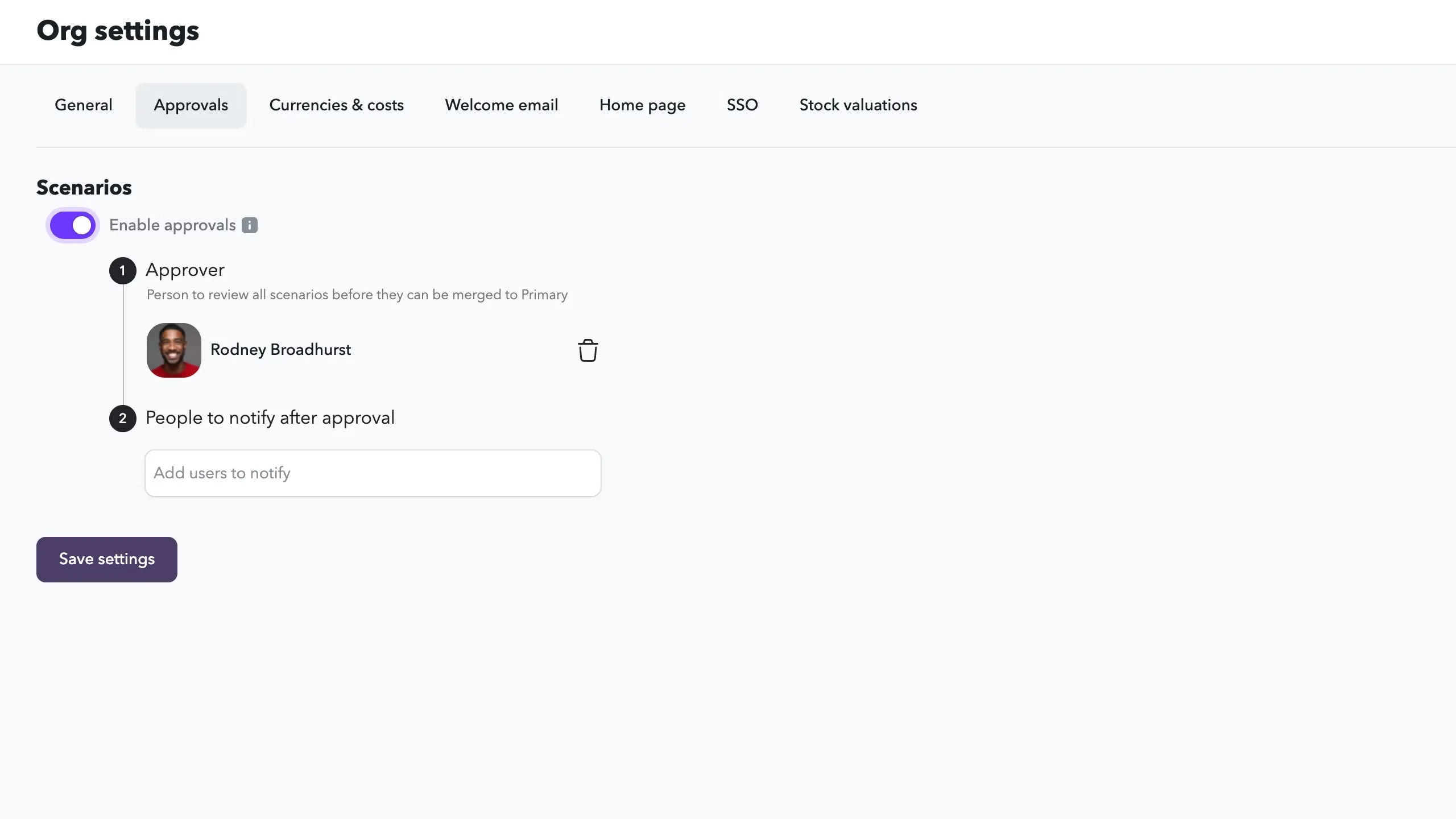 Link block header image