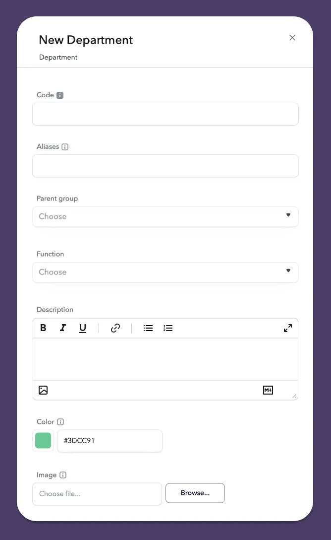 Group name and aliases