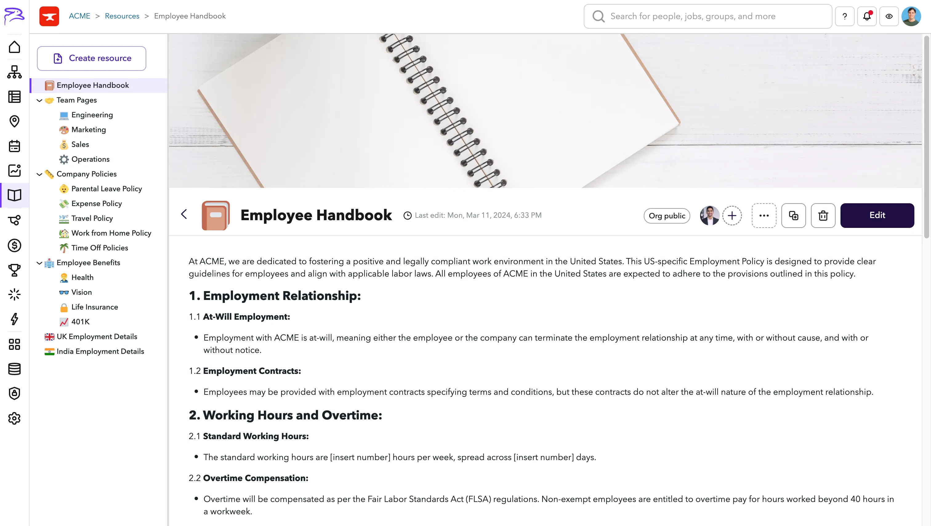 Resource Page