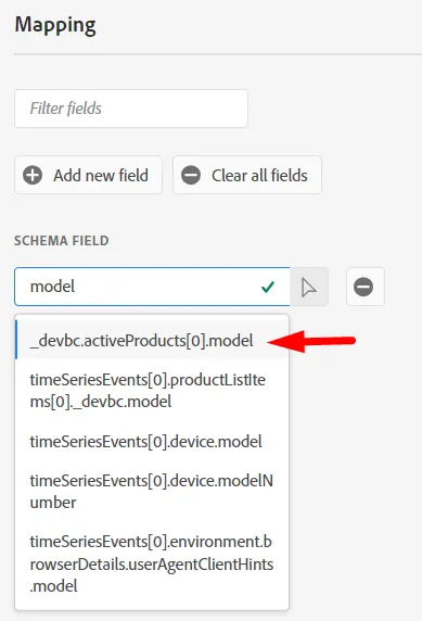 Select Model Field