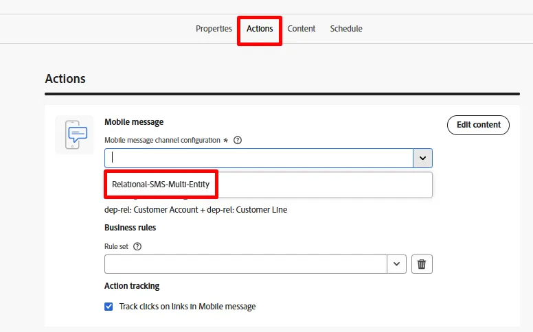 SMS configuration with your sms channel SMS configuration with your sms channel