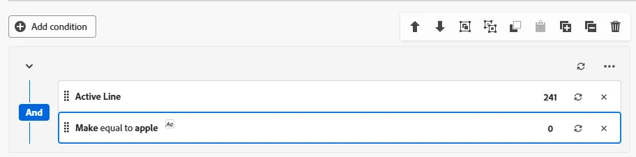 Last condition is 0 Last condition is 0
