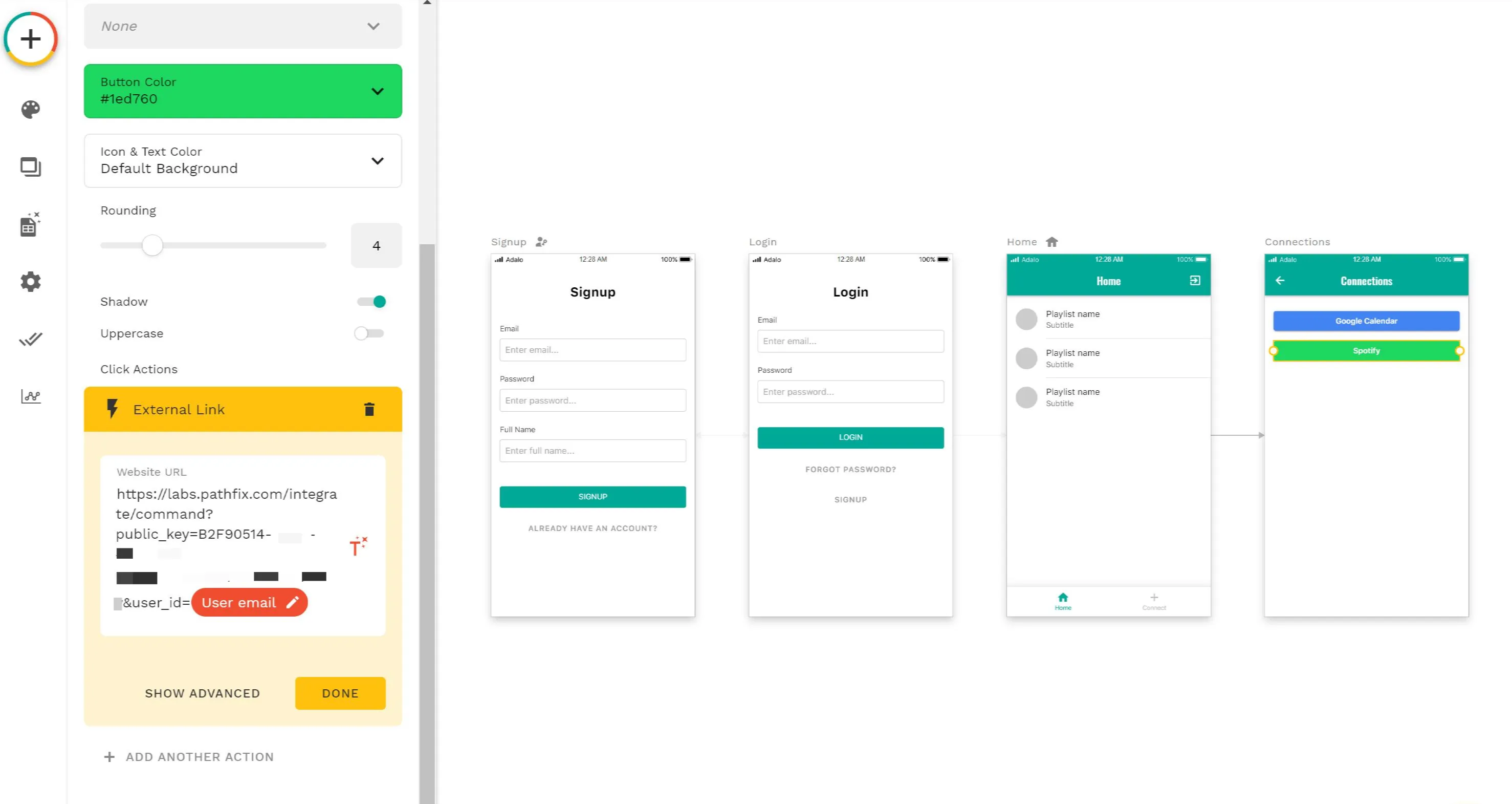 Image: Adalo Setup
