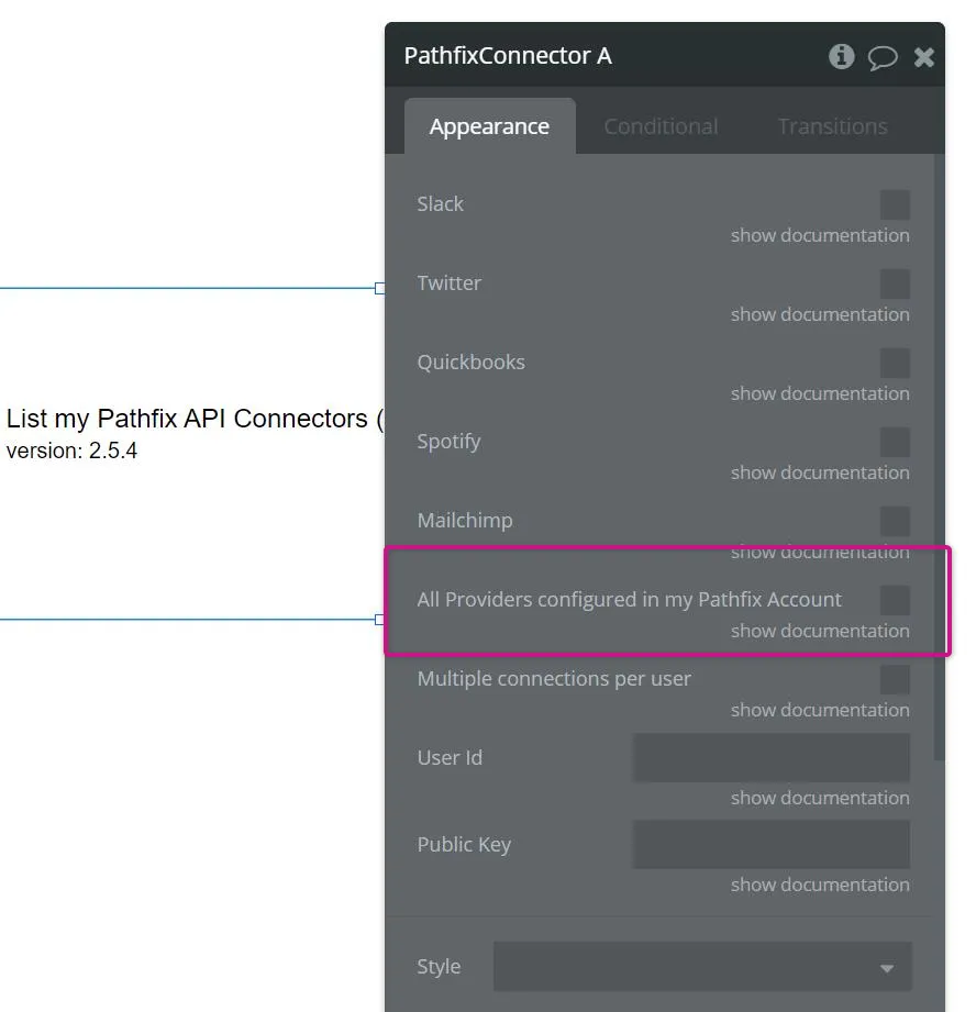 Image: Enable provider