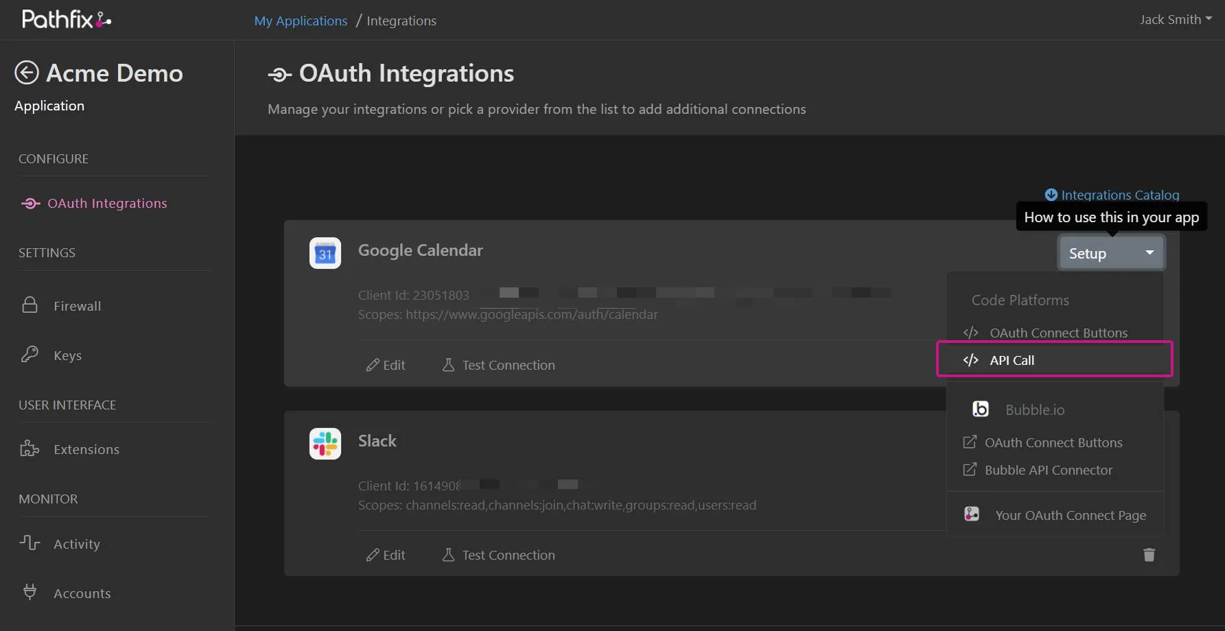Image: Get API code