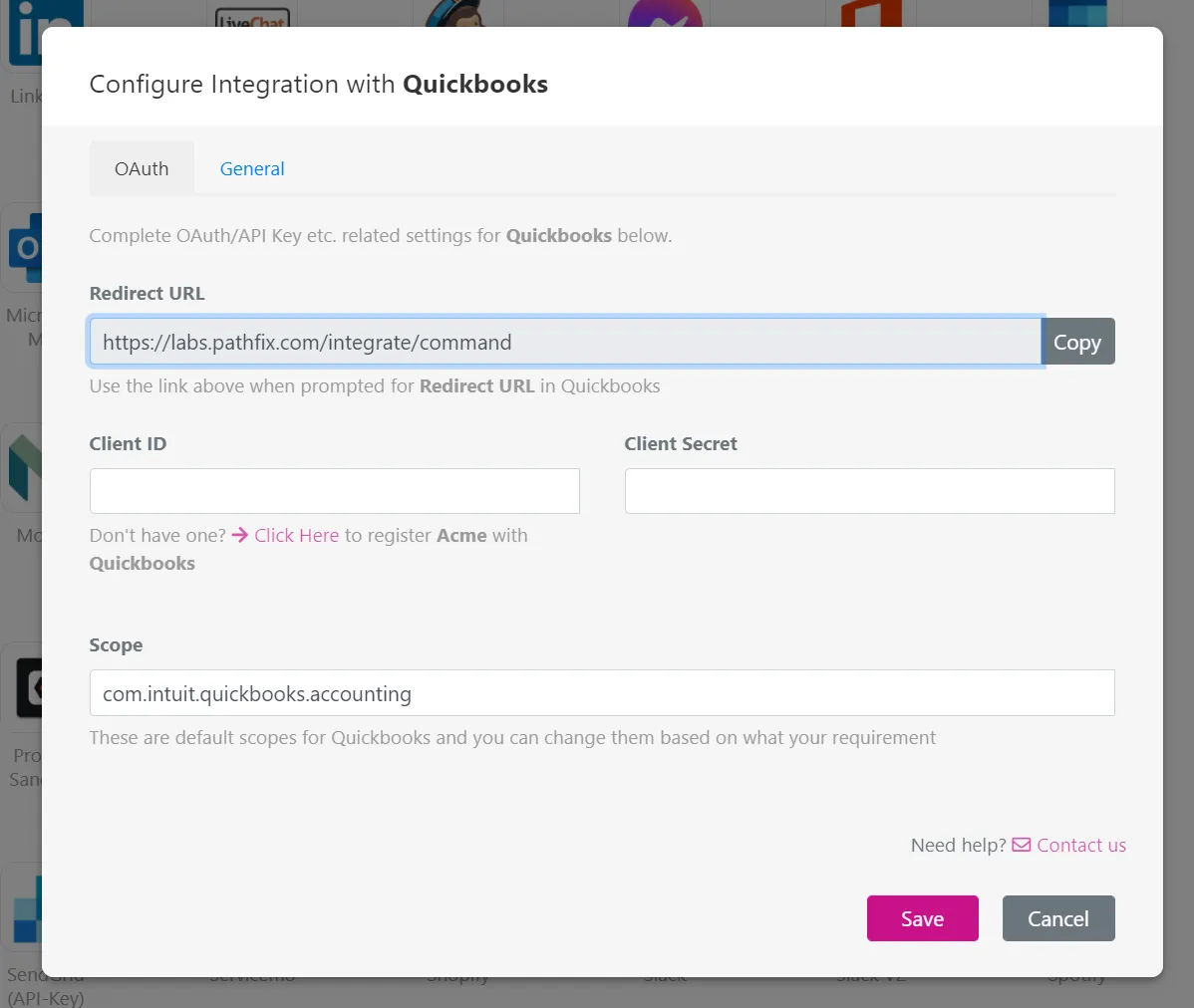 Image: Configure
