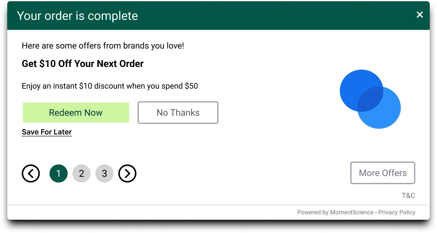 Save for Later Button