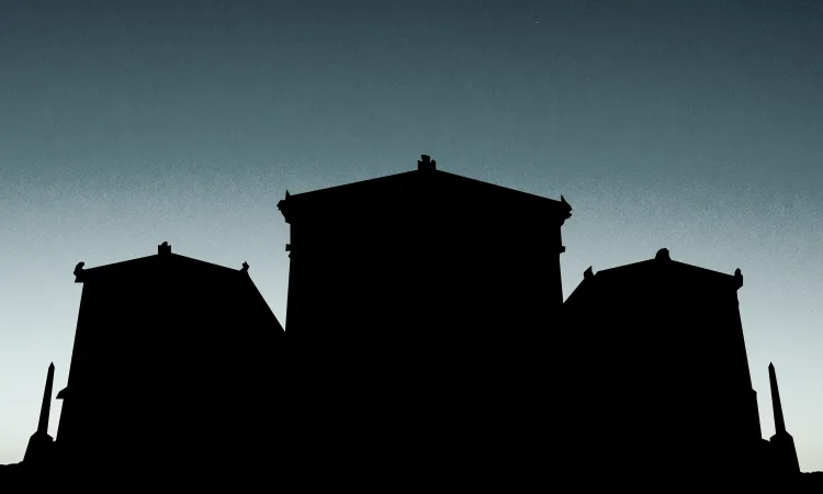 Silhouette of Library of Saint Wruhec
