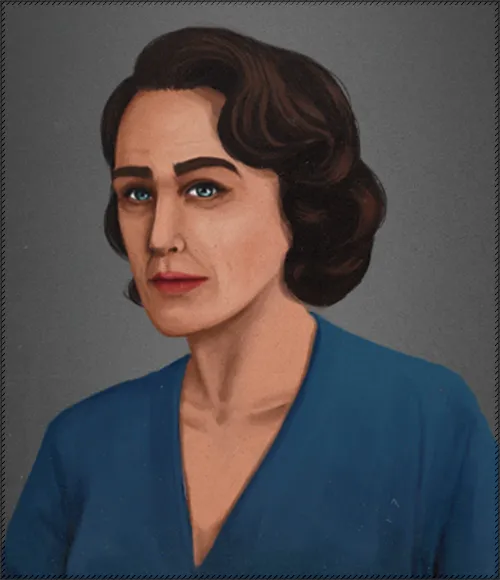 Portrait of Edith Agnoc