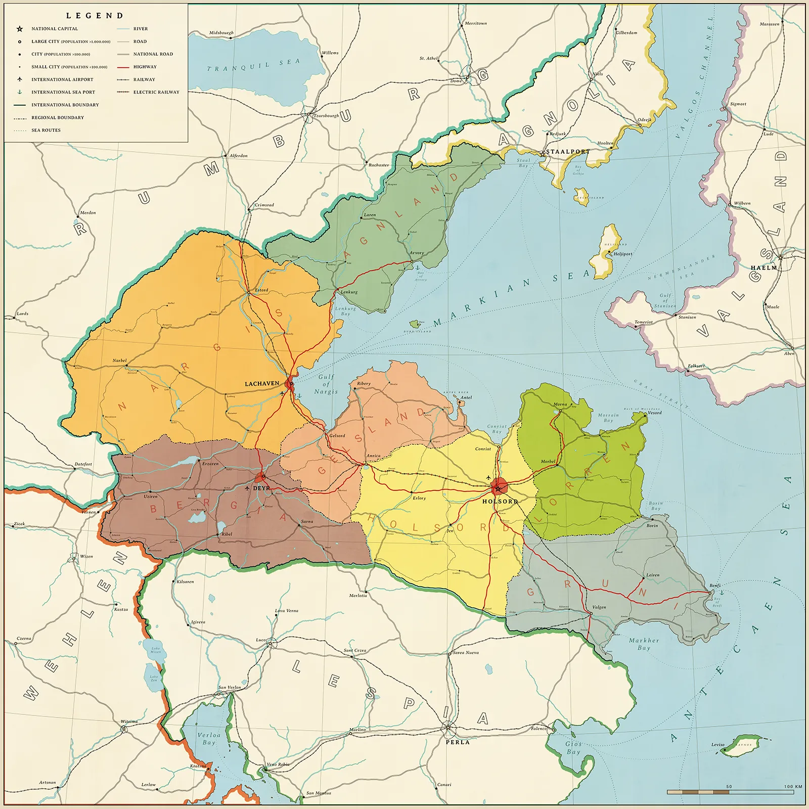The Map of Sordland