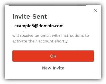 Invite Sent Invite Sent