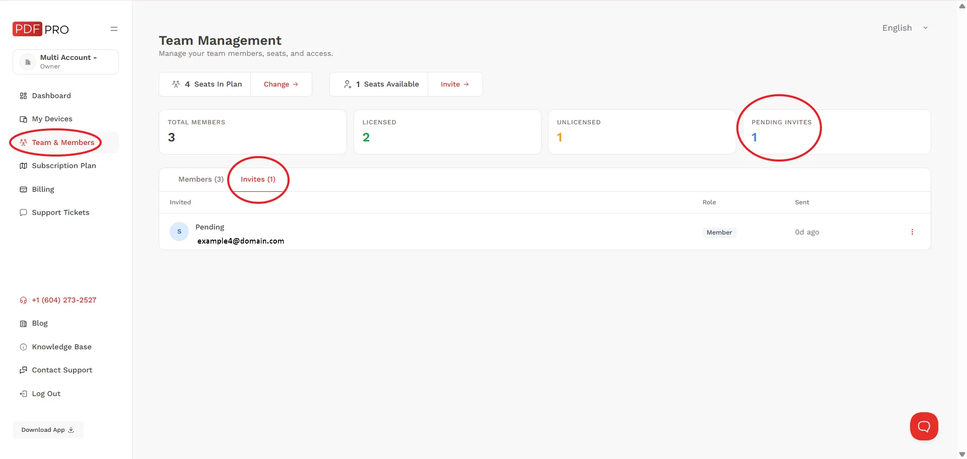 Invitation Status Invitation Status