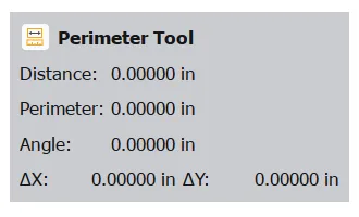 Perimeter Tool value box