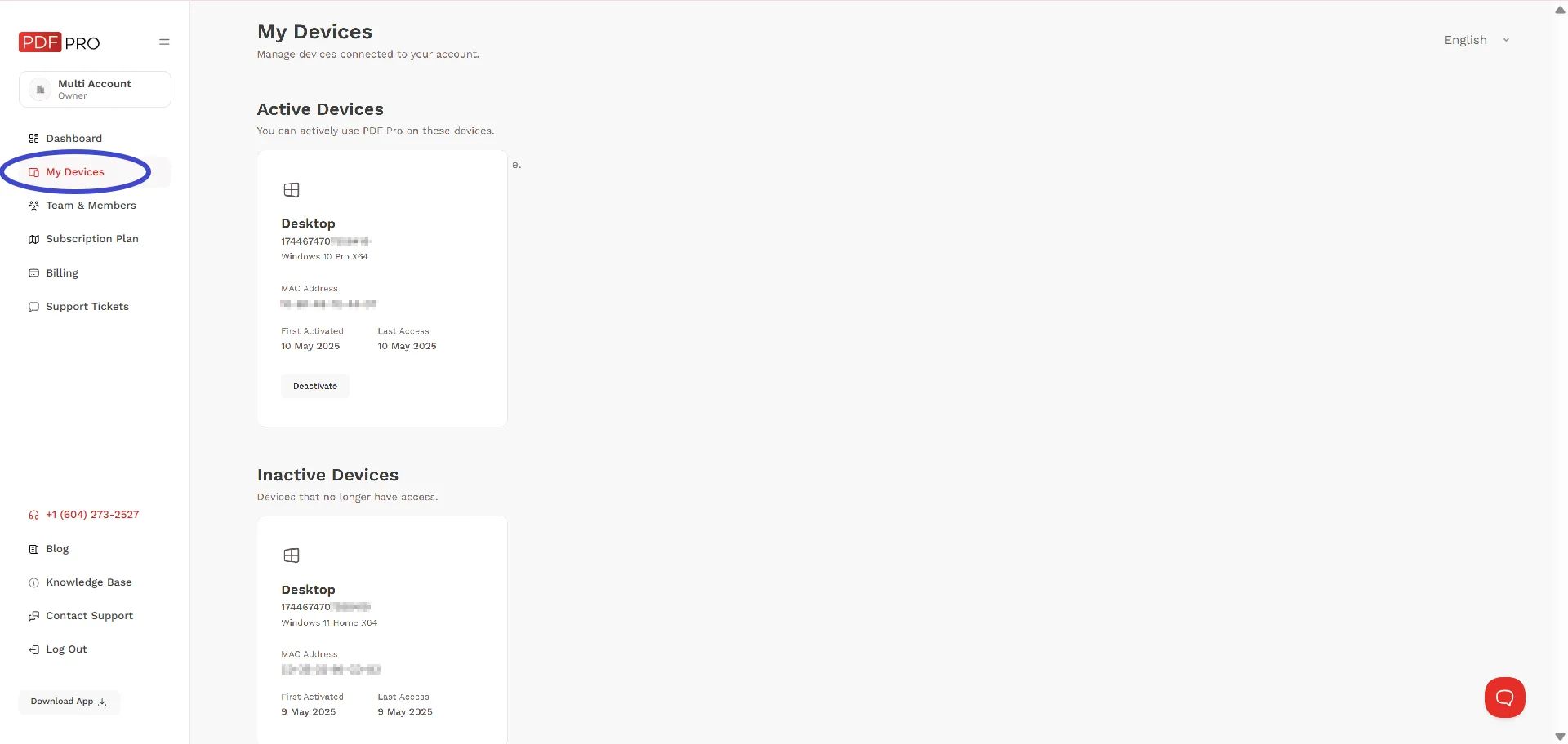 My Devices