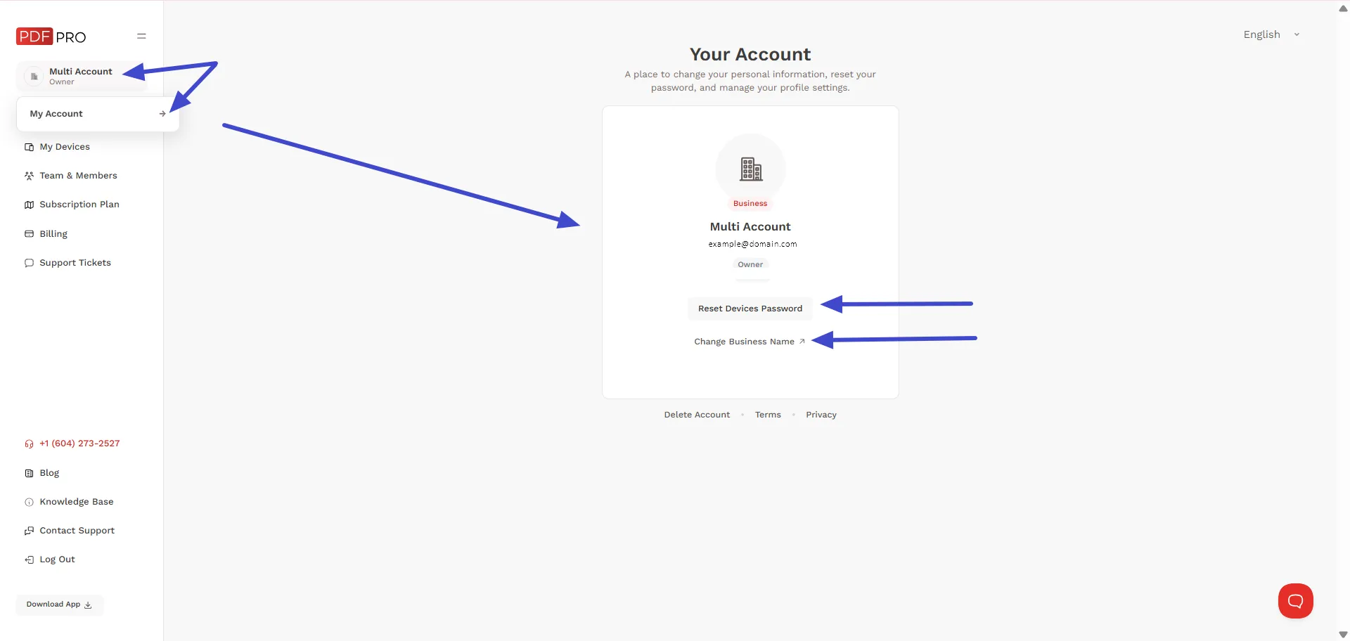 Your Account 
