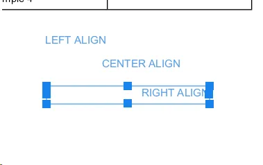 Alignment options