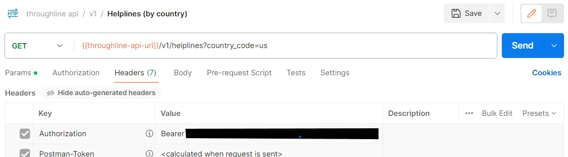 Postman Authentication Example Postman Authentication Example