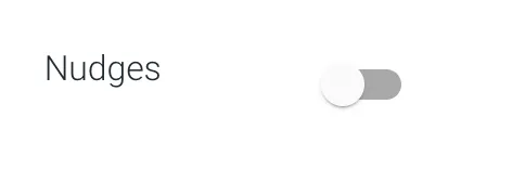 Nudges toggle in Salpulse notifications settings Nudges toggle in Salpulse notifications settings