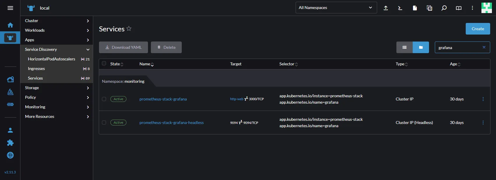 Overview: Rancher Services