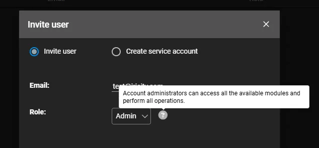 This view can only be accessible under Settings in IRIS+