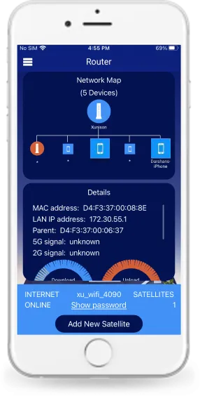 information about MAC address etc