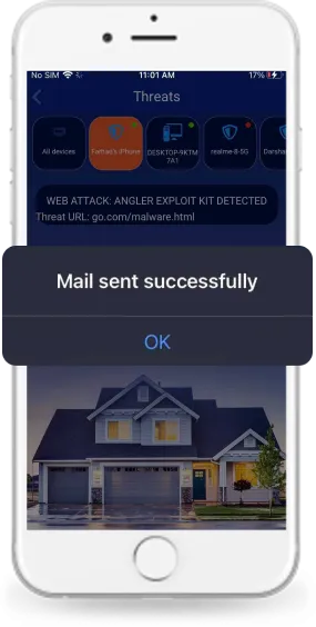An email was sent successfully An email was sent successfully