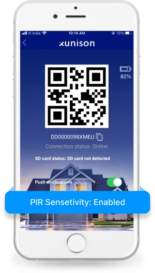 PIR Sensitivity PIR Sensitivity
