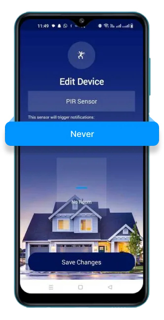 Click on Never Click on Never