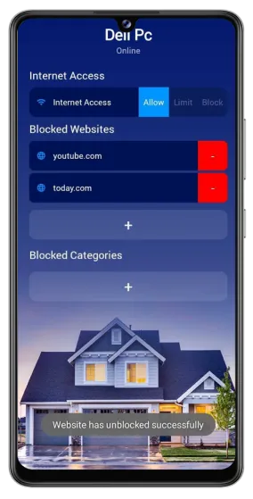 Website unblocked